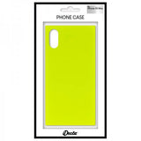 iDecoz iPhone Xs Max Suojakuori Square Case Neon Keltainen