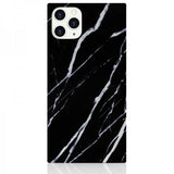 iDecoz iPhone 11 Pro Max -kuori Square Case Marble, musta