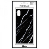iDecoz iPhone Xr -kuori Square Case Marble Svart