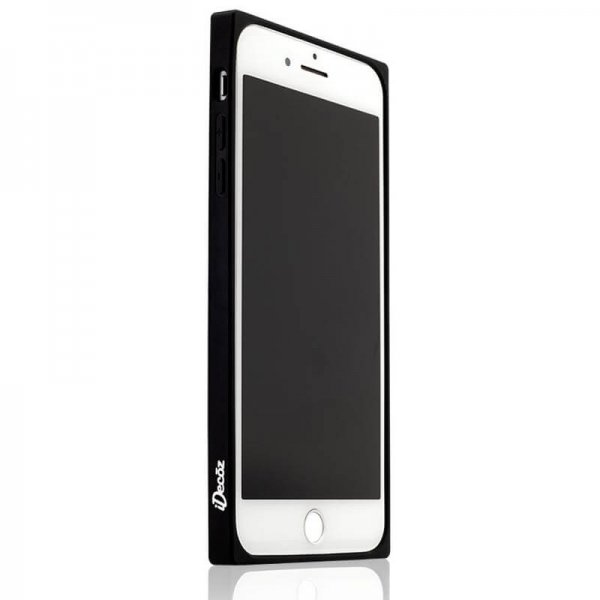 iDecoz iPhone 7 Plus/iPhone 8 Plus kuori Square Case Marble Black