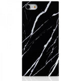 iDecoz iPhone 7/8/SE Suojakuori Square Case Marble, musta