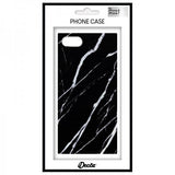 iDecoz iPhone 7/8/SE Suojakuori Square Case Marble, musta
