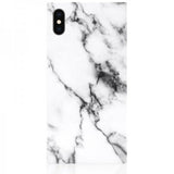 iDecoz iPhone Xs Max Kuori Square Case Marble White
