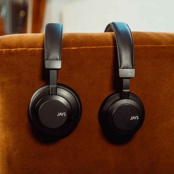 Jays-kuulokkeet q-Seven Combo Wireless ANC On-Ear, musta