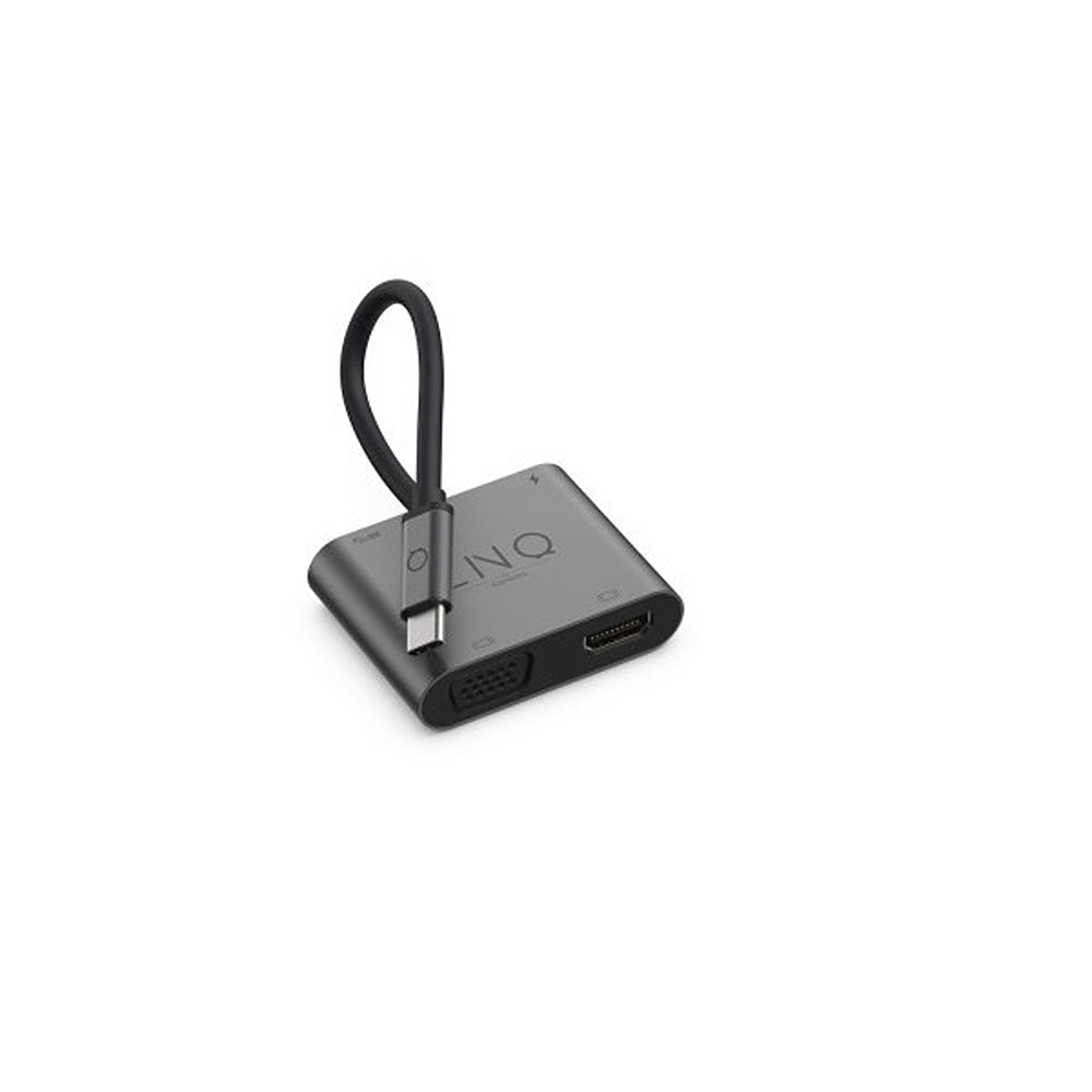 LINQ by Elements 4-in-1 USB-C-moniporttikeskitin
