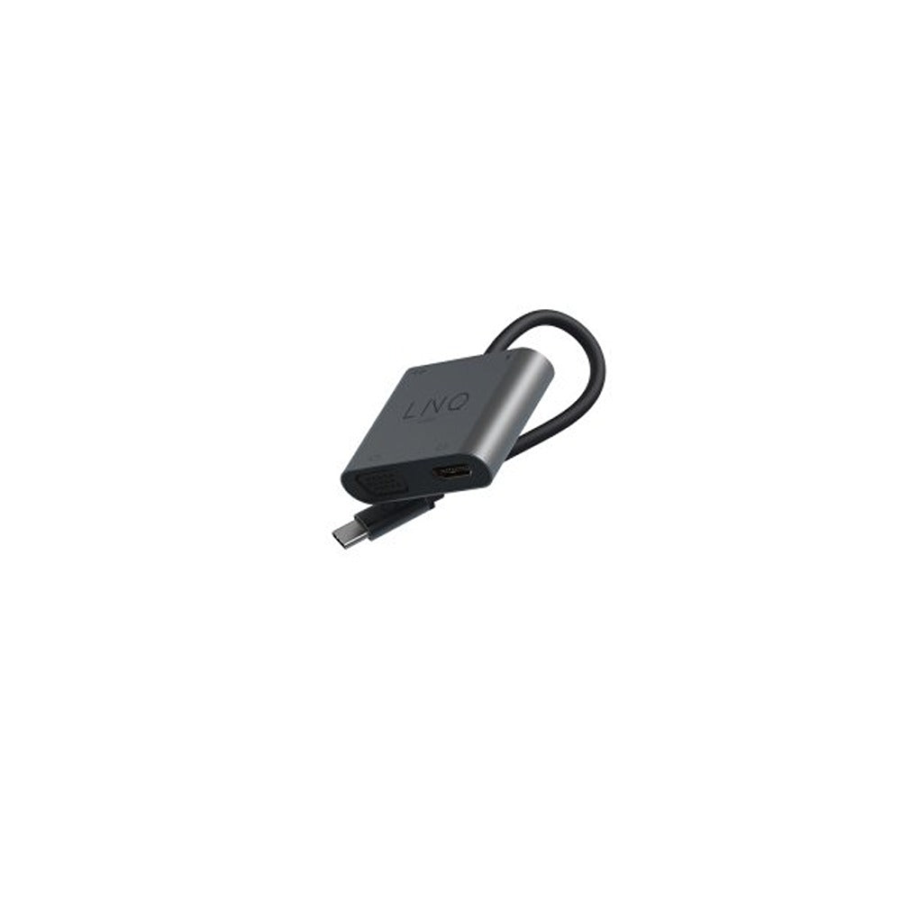 LINQ by Elements 4-in-1 USB-C-moniporttikeskitin