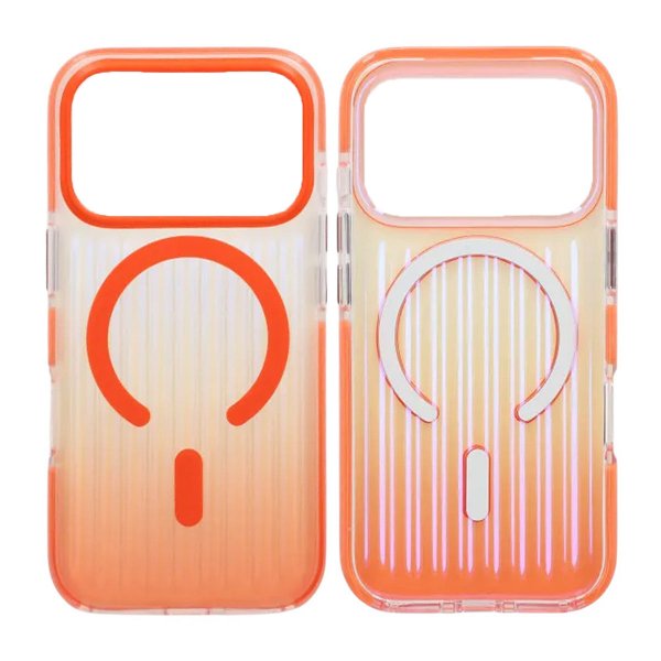 iPhone 17 Pro Kotelo Korrugoitu MagSafe Oranssi