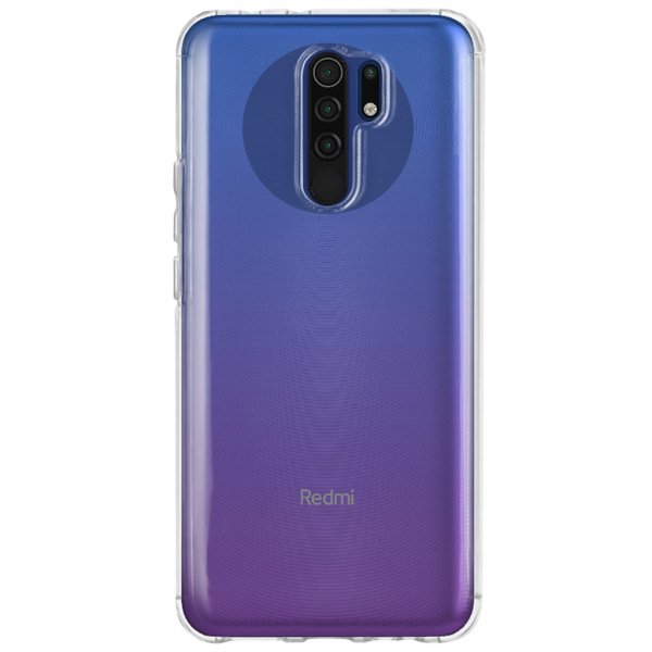 Krusell Xiaomi Redmi 9 SoftCover -suojakuori läpinäkyvä