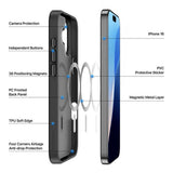 Dux Ducis iPhone 16 Kuori Yind Series MagSafe Musta
