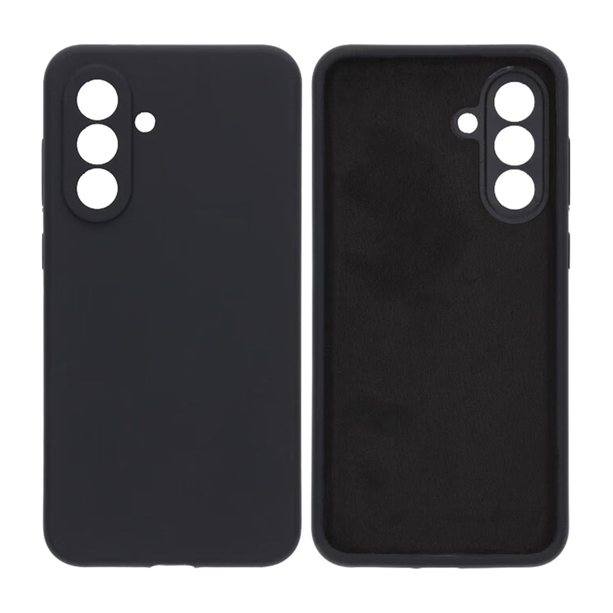 Samsung Galaxy A36 Kuori Silikoni Kameran linssinsuojus Musta