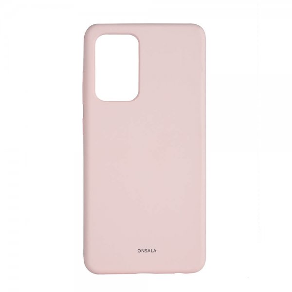 Onsala Samsung Galaxy A52/A52s 5G Kuori Silikoni Hiekka Pinkki