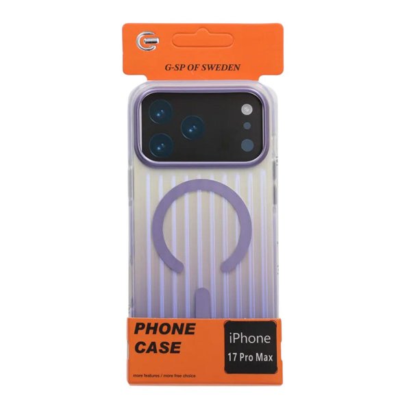 iPhone 17 Pro Max Kuori Uritettu MagSafe Vaaleanlila