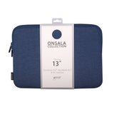 Onsala Sleeve kannettavan tietokoneen suojakotelo 13" sininen
