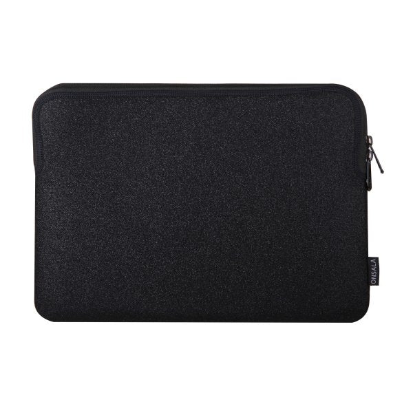 Onsala Sleeve Kannettavan tietokoneen suojakotelo Glitter 14" Musta