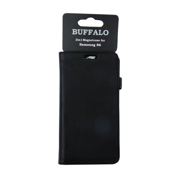 Buffalo Samsung Galaxy S6 Fodral 2in1 Magnet Case Musta