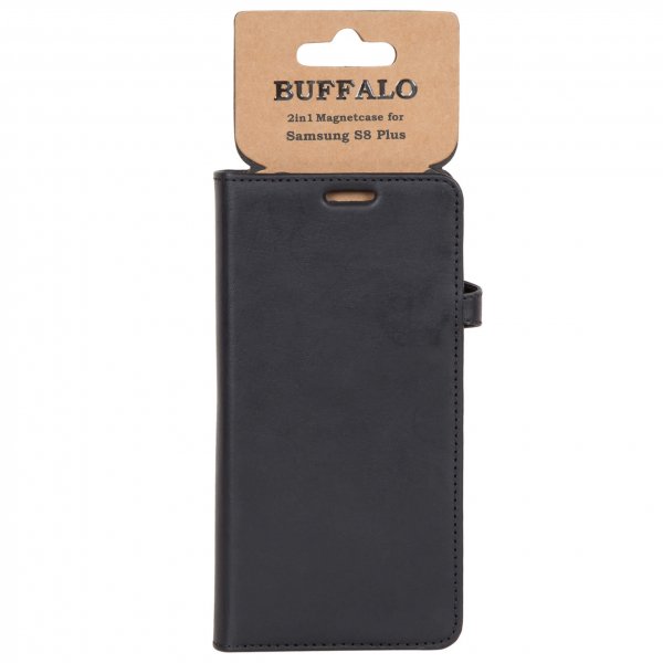 Buffalo Samsung Galaxy S8 Plus Kotelo 2in1 Magneettikotelo Musta