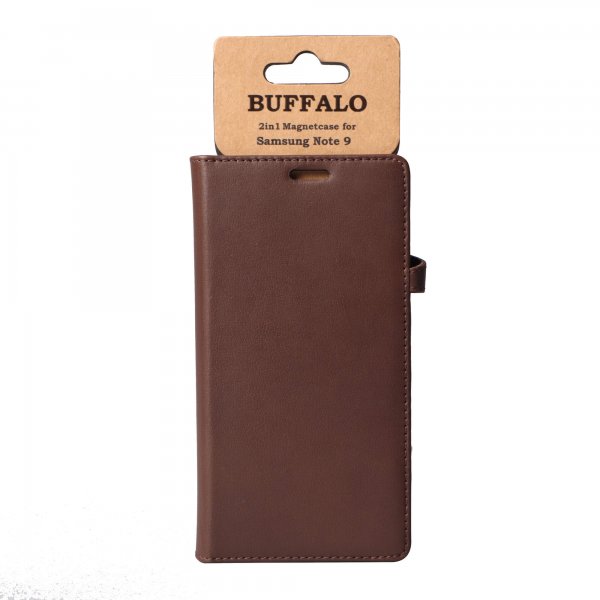 Buffalo Samsung Galaxy Note 9 Kotelo 2in1 Magneettikotelo Ruskea