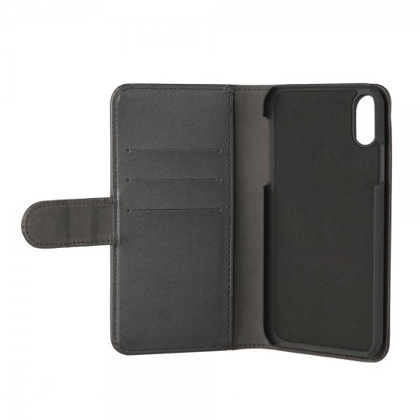 Gear iPhone Xs Max Kotelo 3 korttipaikkaa Irrotettava kuori Musta