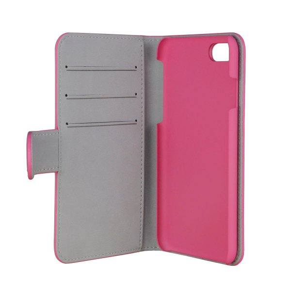 Gear iPhone 6/6S Plus/iPhone 7 Plus/iPhone 8 Plus -kotelo 3 korttipaikkaa vaaleanpunainen