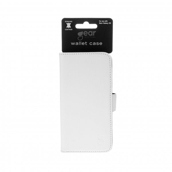 Gear Samsung Galaxy S6 -suojakotelo, 2 korttipaikkaa, valkoinen