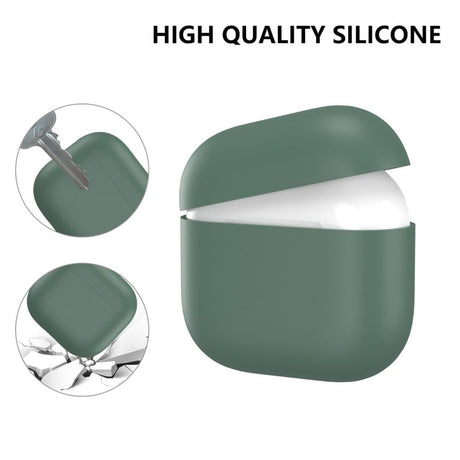 Ahastyle AirPods 4/5 Kuori Silikoni Vihreä