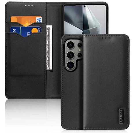 Dux Ducis Samsung Galaxy S25 Ultra Kotelo Hivo Series Musta