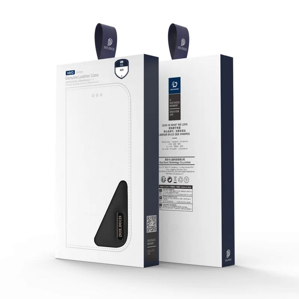 Dux Ducis Samsung Galaxy S25 Kotelo Hivo Series Musta
