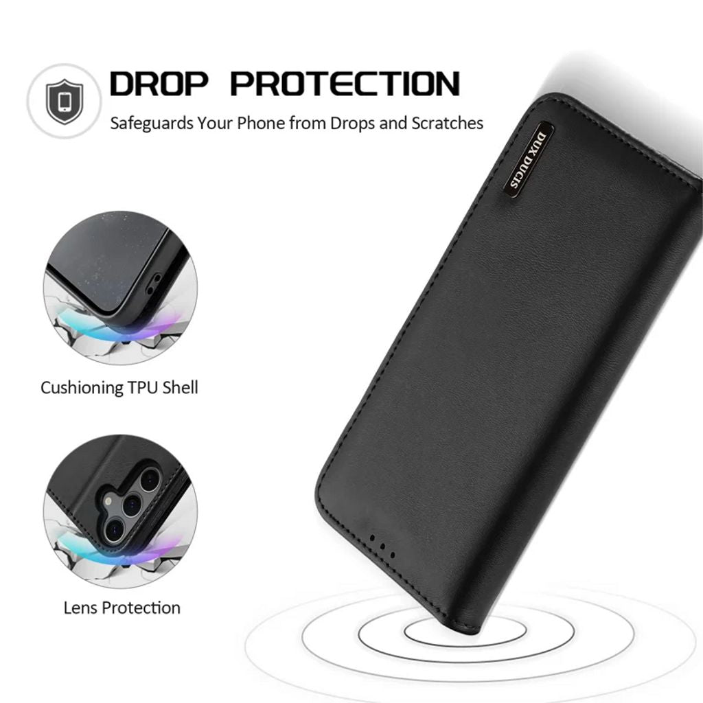 Dux Ducis Samsung Galaxy S25 Plus Kotelo Hivo Series Musta