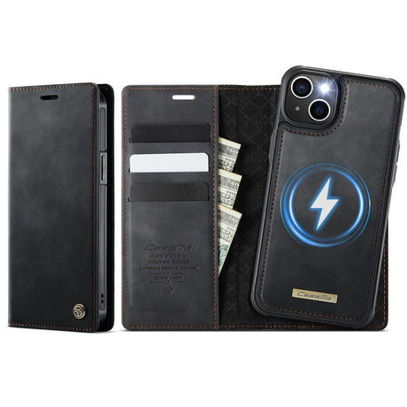 CaseMe iPhone 14 Plus/iPhone 15 Plus Kotelo C49 Series Musta