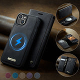 CaseMe iPhone 14 Plus/iPhone 15 Plus Kotelo C49 Series Musta