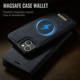 CaseMe iPhone 14 Plus/iPhone 15 Plus Kotelo C49 Series Musta