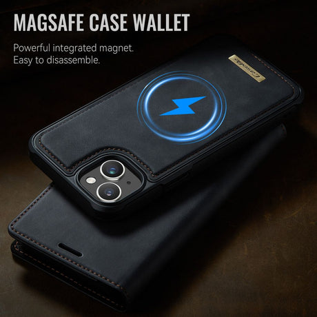 CaseMe iPhone 14 Plus/iPhone 15 Plus Kotelo C49 Series Musta