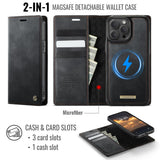 CaseMe iPhone 15 Pro Max Kotelo C49 Series Musta
