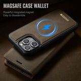 CaseMe iPhone 15 Pro Max Kotelo C49 Series Ruskea