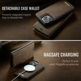 CaseMe iPhone 15 Pro Max Kotelo C49 Series Ruskea
