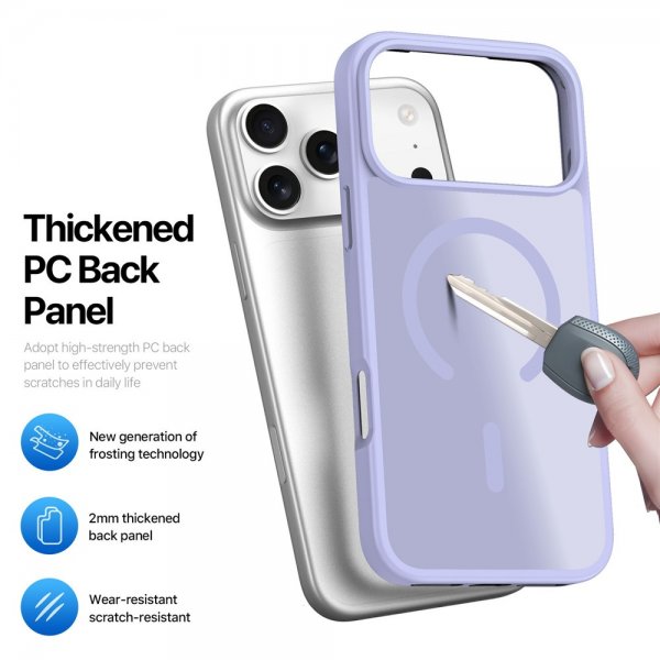 Dux Ducis iPhone 17 Pro -kuori Yind Series MagSafe, violetti