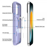 Dux Ducis iPhone 17 Pro Max -kuori, Yind-sarja, MagSafe, violetti