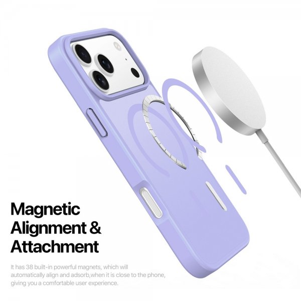 Dux Ducis iPhone 17 Pro Max -kuori, Yind-sarja, MagSafe, violetti