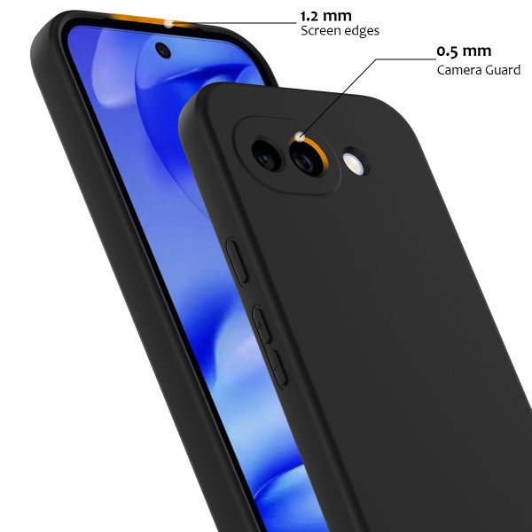 Google Pixel 10a Kuori hihnalla Silikoni MagSafe Musta