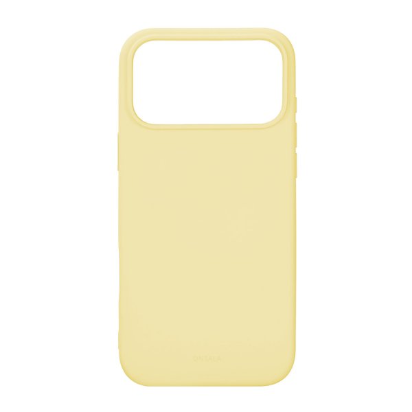 Onsala iPhone 17 Pro Max Silikonikuori Lemon