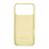 Onsala iPhone 17 Pro Max/iPhone 18 Pro Max Kuori Silikonin tuntu Lemon