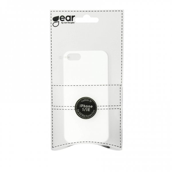 Gear iPhone 5/5S/SE 2016 Kuori Kovamuovi Valkoinen
