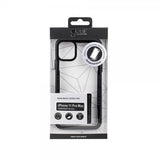 Gear iPhone 11 Pro Max -kuori karkaistua lasia, kirkas musta
