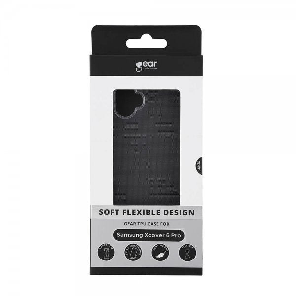 Gear Mobiilikuori TPU Läpinäkyvä Samsung Xcover 6 Pro