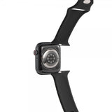 Apple Watch 38/40/41/42mm silikonranneke, musta