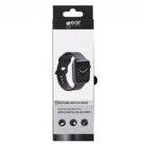 Apple Watch 38/40/41/42mm silikonranneke, musta