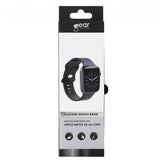 Apple Watch 38/40/41/42mm silikonranneke, musta