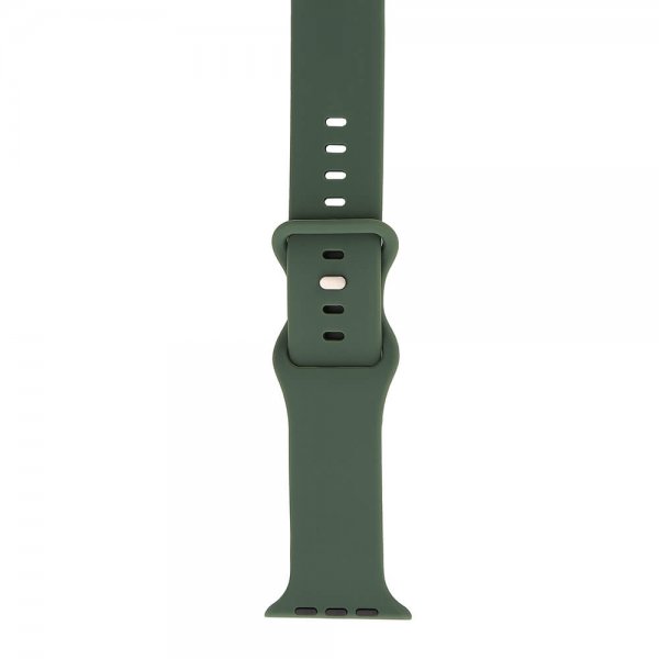 Gear Apple Watch 38/40/41/42mm Silikonihihna Oliivinvihreä