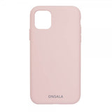 Onsala iPhone 11 Pro Kuori Silikoni Hiekanvaaleanpunainen