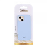 Onsala iPhone 13 Mini Silikonikuori Vaaleansininen